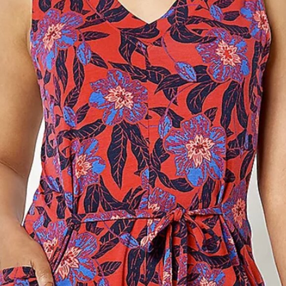 AnyBody Cozy Knit Luxe V-Neck Gaucho Jumpsuit. 14951 - Picture 2 of 2